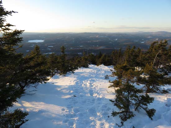 Looking down the Winslow Trail
