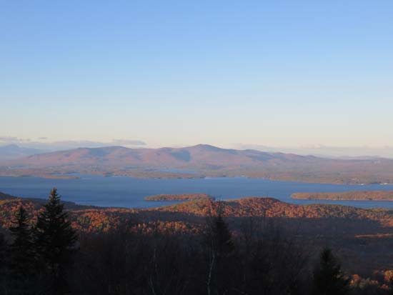Looking at the Ossipees from near the Mt. Klem summit - Click to enlarge