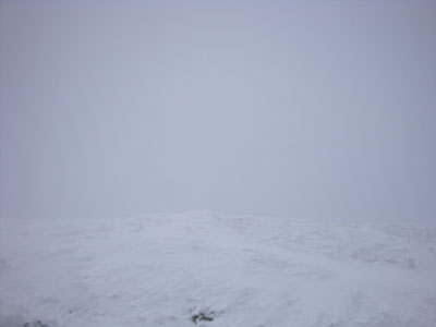 Lack of views from the Mt. Lafayette summit - Click to enlarge