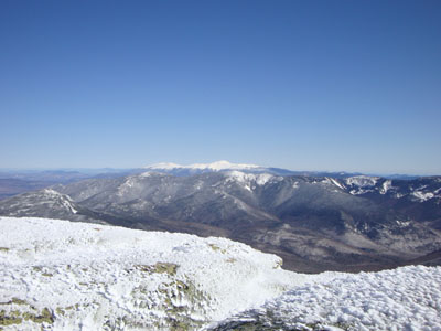 Looking at the Presidentials from the Mt. Lafayette summit - Click to enlarge