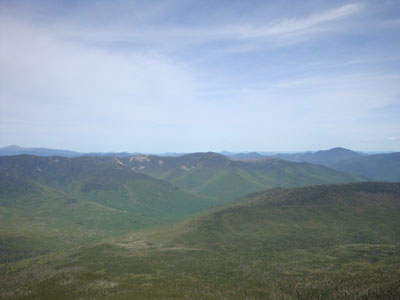 Looking at Mt. Guyot and the Bonds from Mt. Lafayette - Click to enlarge