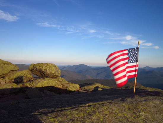 Looking at the Mt. Carrigain from Mt. Lafayette - Click to enlarge