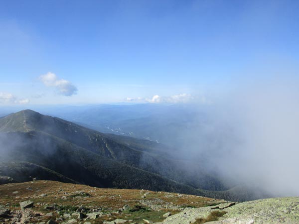 Looking south from Mt. Lafayette - Click to enlarge