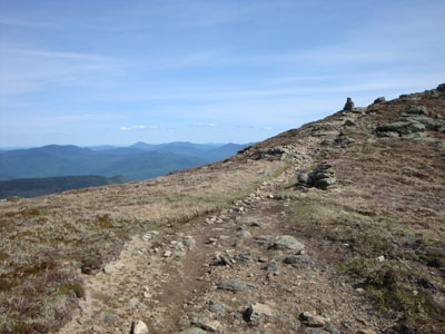 The Garfield Ridge Trail on the way to Mt. Lafayette