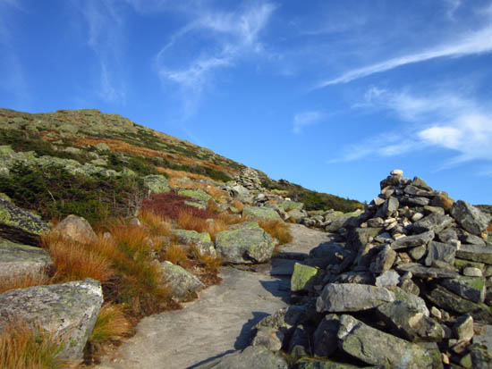 Looking up the Greenleaf Trail on the way to Mt. Lafayette