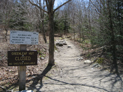 Old Bridal Path trailhead