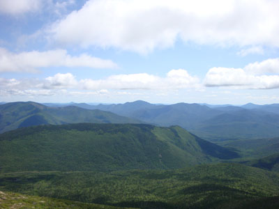 Looking over Owl's Head toward Mt. Carrigain from Mt. Lincoln - Click to enlarge