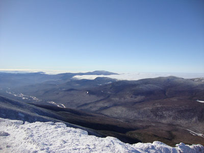 Looking at Mt. Moosilauke from Mt. Lincoln - Click to enlarge