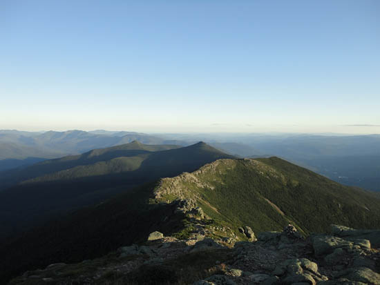 Looking down the Franconia Ridge from Mt. Lincoln - Click to enlarge