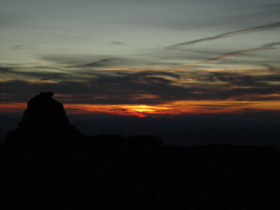 The sunset on Mt. Lincoln - Click to enlarge