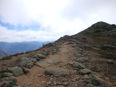 The Franconia Ridge Trail on the way to Mt. Lincoln