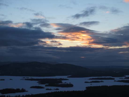 The sunrise from Mt. Livermore - Click to enlarge