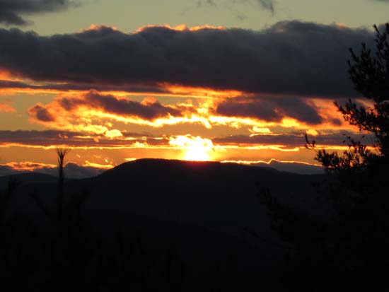 The sunset from Mt. Livermore - Click to enlarge