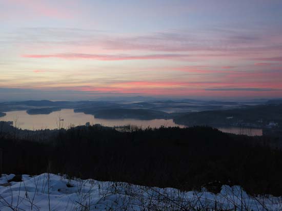The sunrise from Mt. Livermore - Click to enlarge