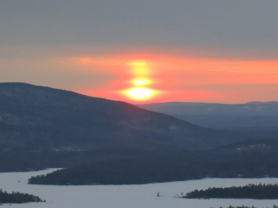 The sunrise from Mt. Livermore - Click to enlarge