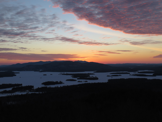 The sunrise from Mt. Livermore - Click to enlarge