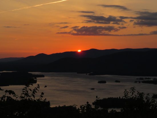 The sunrise from Mt. Livermore - Click to enlarge