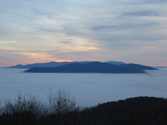 The sunrise from Mt. Livermore - Click to enlarge