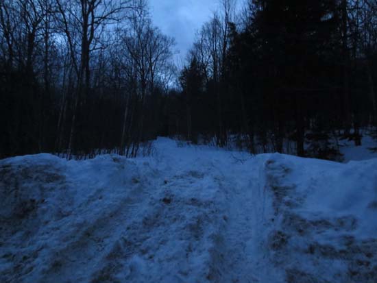 The Old Mountain Road trailhead