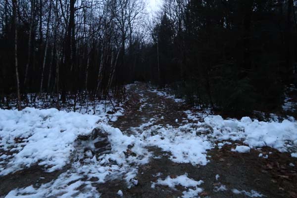 The Old Mountain Road trailhead