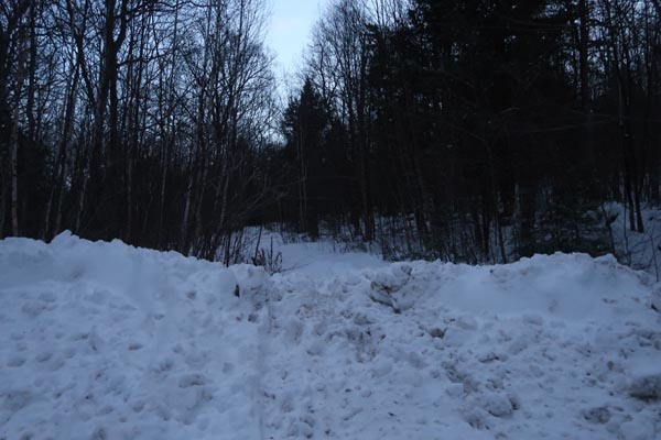 The Old Mountain Road trailhead