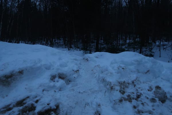 The Old Mountain Road trailhead