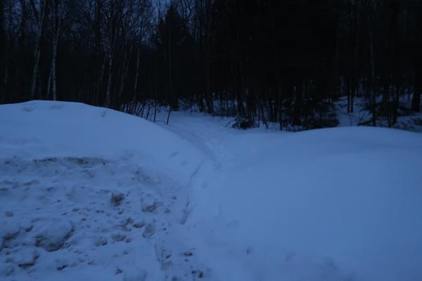 The Old Mountain Road trailhead