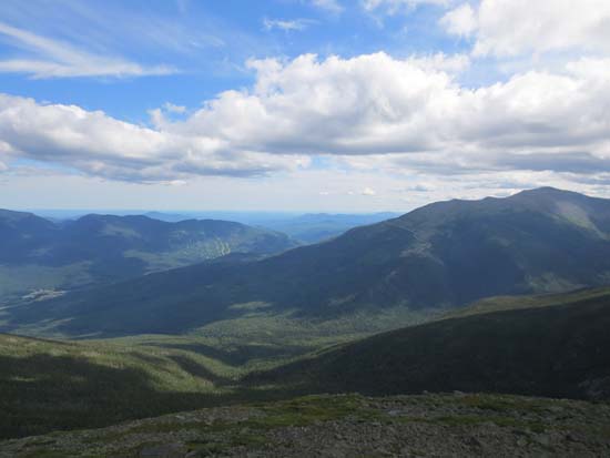 Looking into the fog from Mt. Madison - Click to enlarge