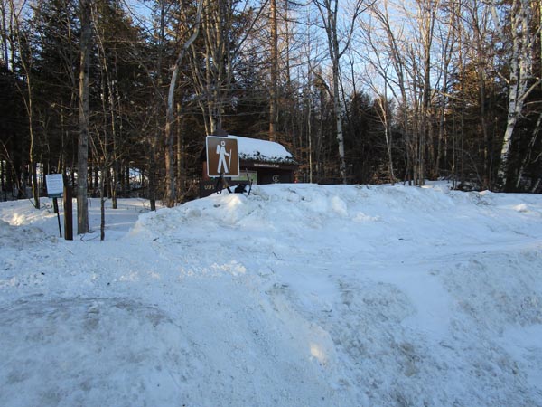 Valley Way Trail trailhead at Appalachia