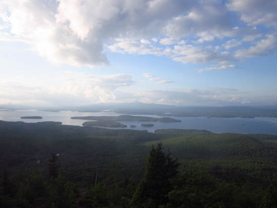 Looking at Lake Winnipesaukee from Mt. Major - Click to enlarge