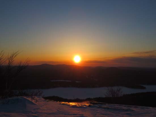 Sunrise from Mt. Major - Click to enlarge