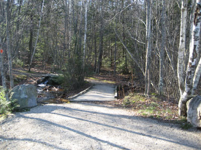 Trailhead at the Route 11 parking lot