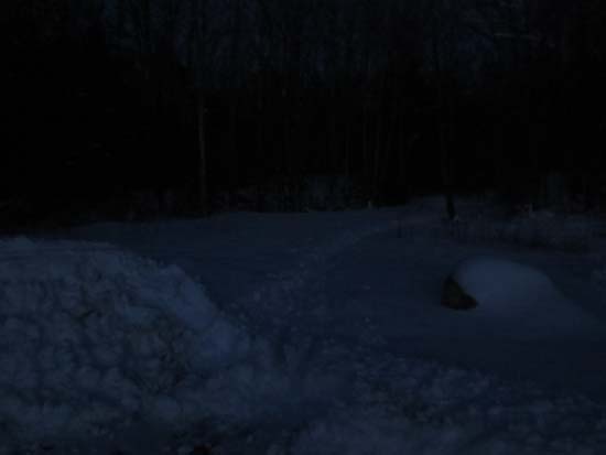 The Mt. Major Trail trailhead at the back of the Route 11 parking lot