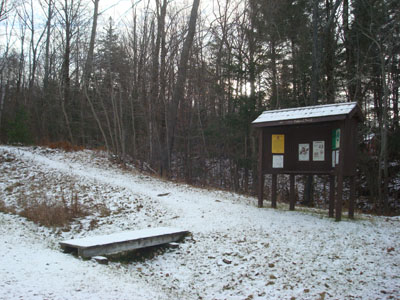The Cherry Mountain Trail trailhead
