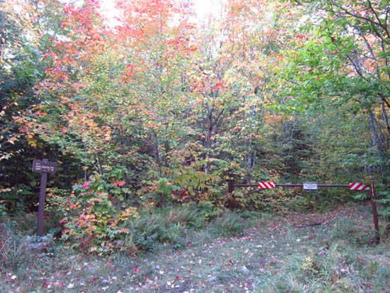 The Cherry Mountain Trail trailhead