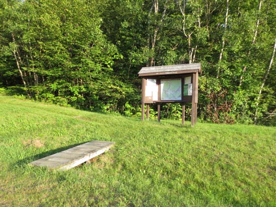 The Cherry Mountain Trail trailhead