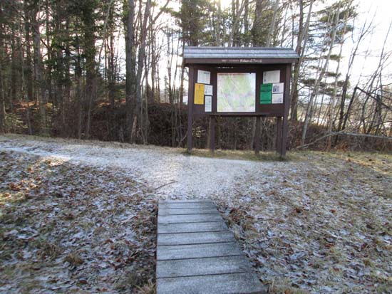 The Cherry Mountain Trail trailhead