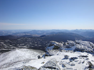 Looking southeast from the Mt. Monroe summit - Click to enlarge