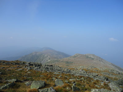 Looking at the Southern Presidentials from Mt. Monroe - Click to enlarge