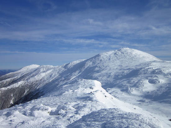 Looking at Mt. Washington from Mt. Monroe - Click to enlarge