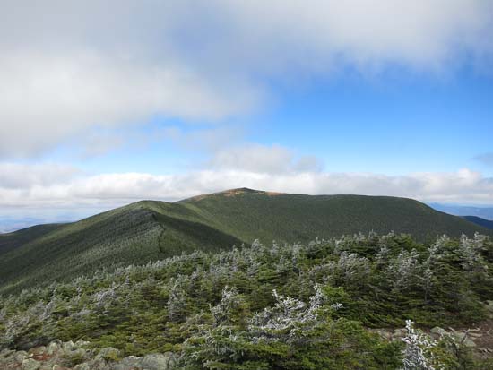 Looking at Moosilauke from South Peak - Click to enlarge