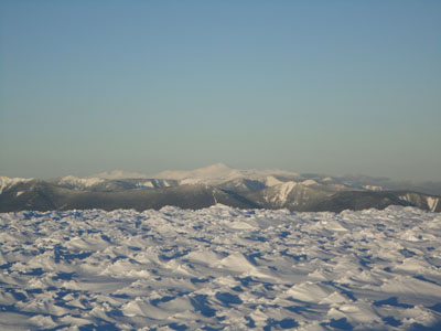 Looking at Mt. Washington from Mt. Moosilauke - Click to enlarge