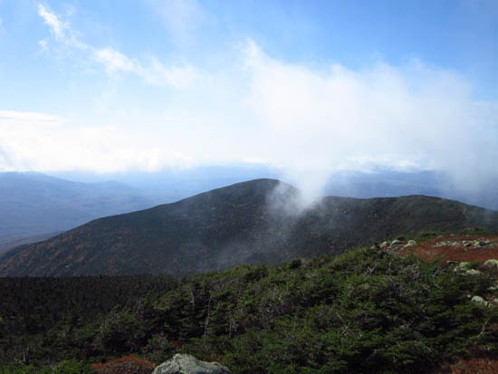 Looking at South Peak from the Mt. Moosilauke summit - Click to enlarge
