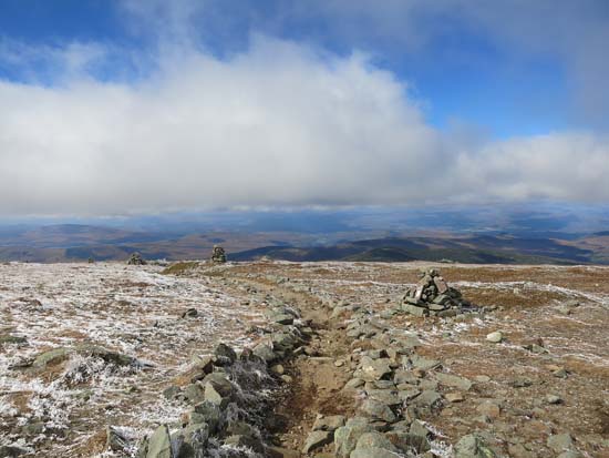 Looking southwest from near the Mt. Moosilauke summit - Click to enlarge