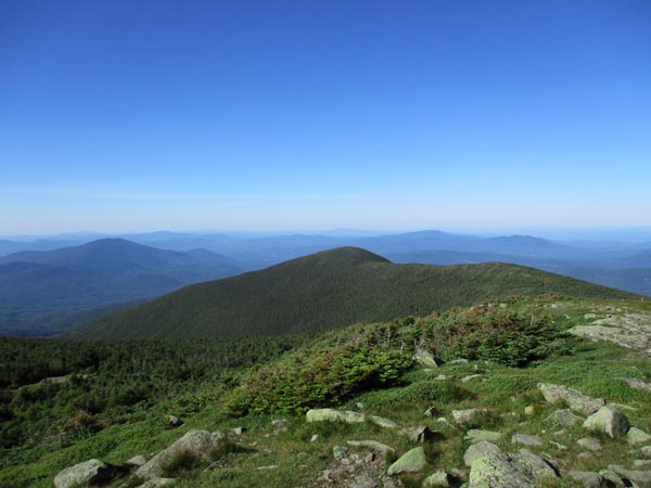 Looking at South Peak from the Mt. Moosilauke summit - Click to enlarge