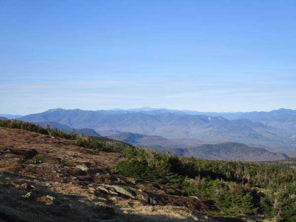 Looking at the Franconia Ridge from Mt. Moosilauke - Click to enlarge