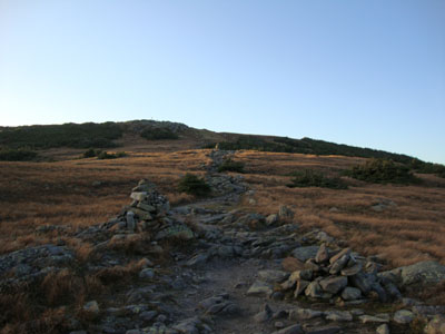 Looking up the Gorge Brook Trail near the Mt. Moosilauke summit