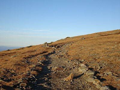 Looking up the Moosilauke Carriage Road on the way to the Mt. Moosilauke summit