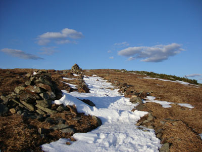 Looking up the Moosilauke Carriage Road on the way to the Mt. Moosilauke summit