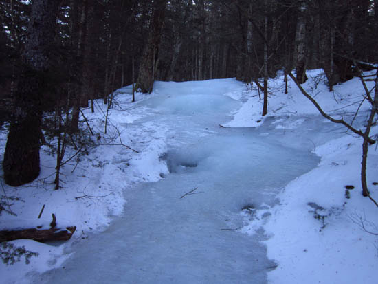 Looking up the Glencliff Trail